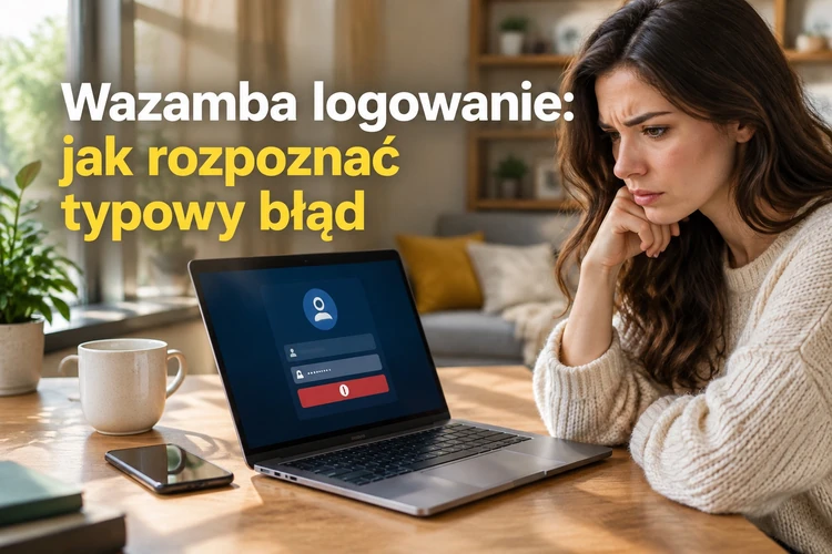Wazamba logowanie: jak rozpoznać typowy błąd